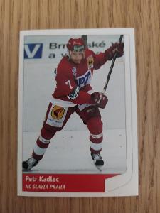 Petr Kadlec #193HC Slavia Praha Samolepky DS Český hokej 1998