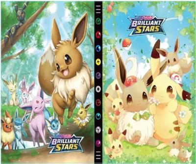 Album Pokémon ( pro 432 karet) - Pikachu Eevee - foil - lesklé album