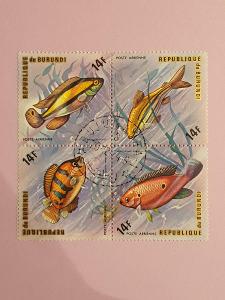 Známky ryby - Burundi