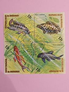 Známky ryby - Burundi