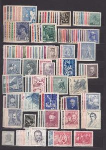 ČSR II. 1945-1992, Kompletní sbírka známek včetně výpotřebních  