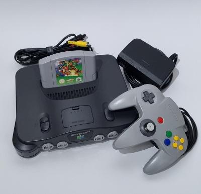 Herní konzole Nintendo 64 + Super Mario 64