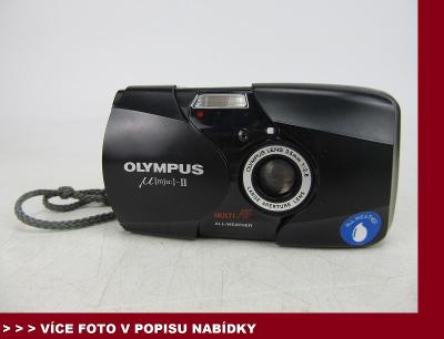 OLYMPUS Mju II - fotoaparát kompakt na film - FUNKČNÍ hezký stav