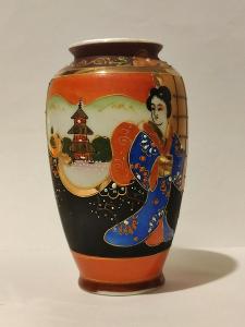 ⛩️🏮Stará vázička vyrobená v Japonsku (váza, orient, Asie) ⛩️