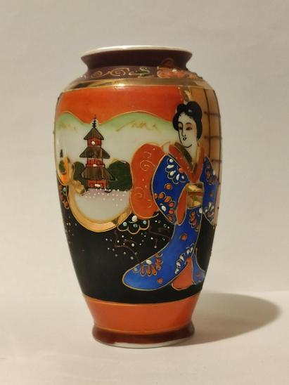 ⛩️🏮Stará vázička vyrobená v Japonsku (váza, orient, Asie) ⛩️ - Starožitnosti a umění