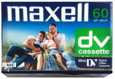 Maxell DVM60SE miniDV videokazeta, NOVÉ