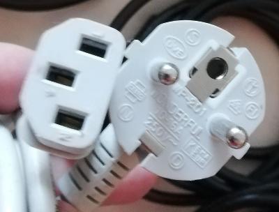Napájací kábel 230V pre PC, tlačiarne a pod., konektor IEC C13