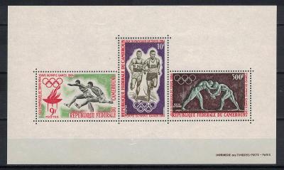 Kamerun 1964 "Summer Olympic Games 1964 - Tokyo" Michel BL2