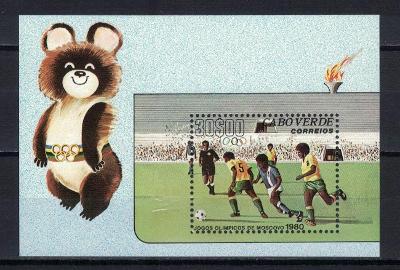 Kapverdy 1980 "Summer Olympic Games 1980 - Moscow" Michel BL2