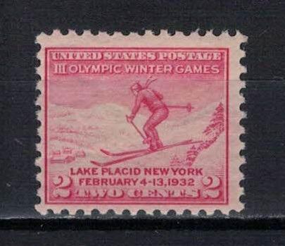 USA 1932 "Winter Olympic Games 1932 - Lake Placid" - Známky