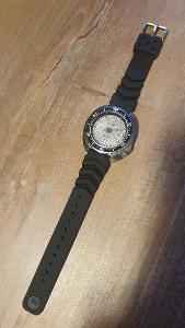 Pánské hodinky Seiko custom mod " želvy " Mother of Pearl