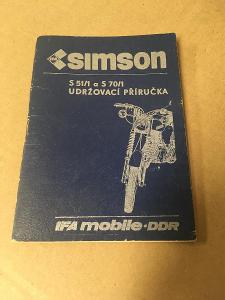 Udržovací příručka Simson S51/1 a S 70/1 + schémata