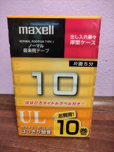 Maxell UL 10, balení 10 ks,Japonsko.