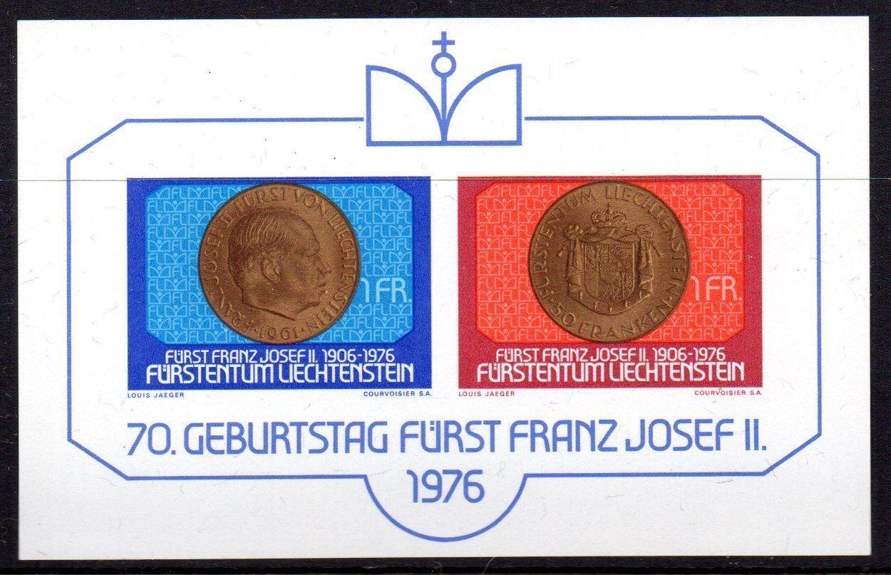 Lichtenštajnsko 1976 Pamätné mince Mi# Block 10 0081 - Známky