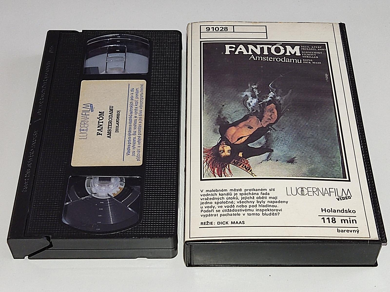 Fantom Amsterodamu Vhs Lucernafilm Video Aukro