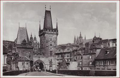 Praha (Prag) * Karlův most, Malá Strana, věž, část města * M626