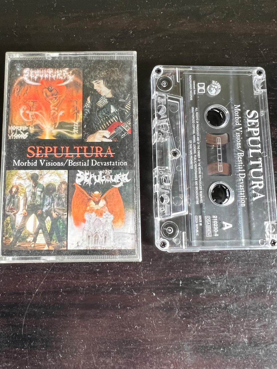 Sepultura - Morbid Visions / Bestial Devastation - Cassette, Made