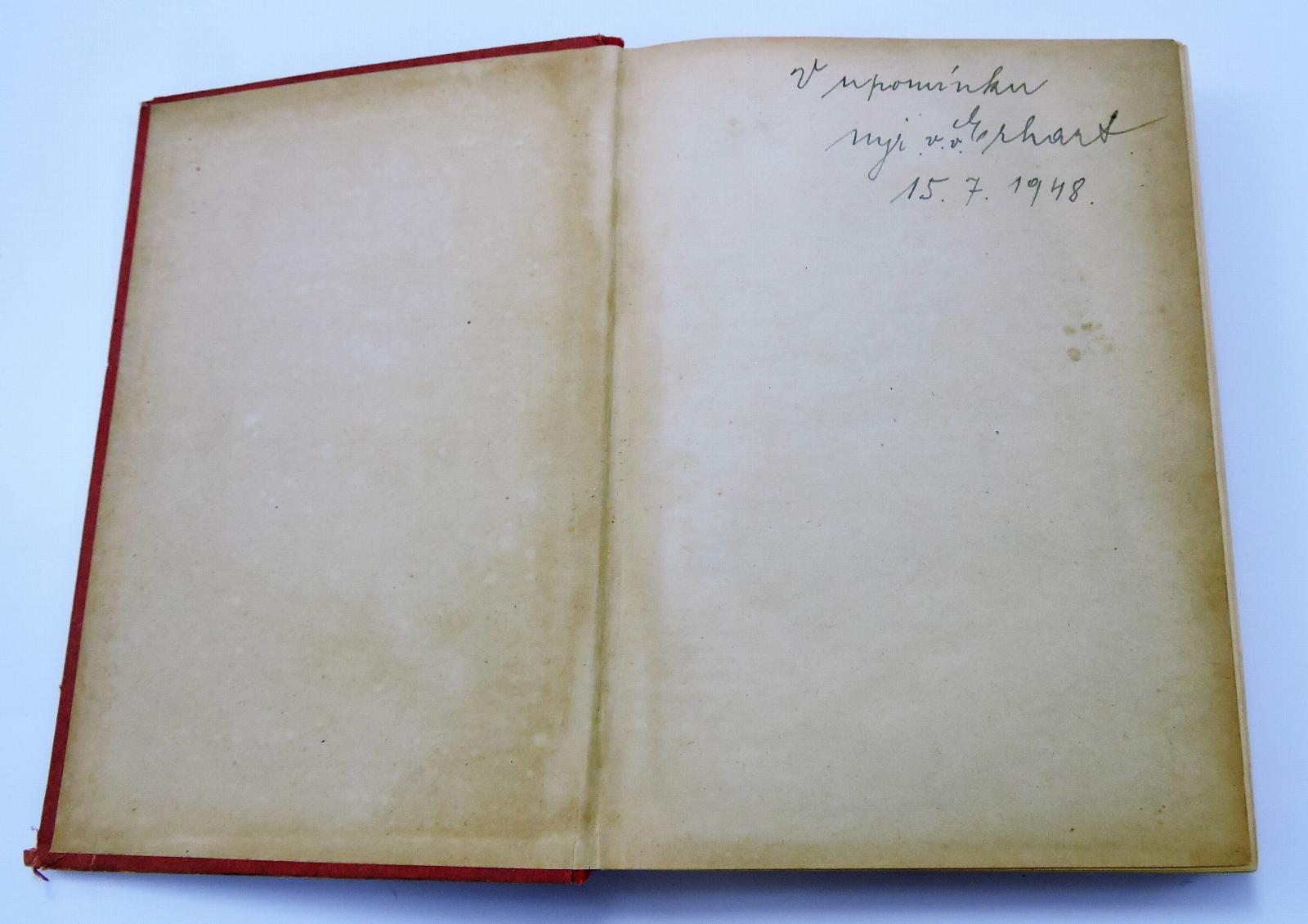Rukověť četnictva 1937 - Podpis autora Rukověťi - Sběratelství