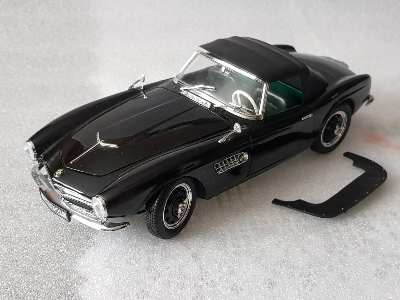 Bmw 507,Cabrio,Revell (1956),dealer verze, 1:18, od 1 Kč