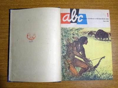 ABC ročník 8 (1963-64) - kniha, kompletní, vystřihovánka Moskviče
