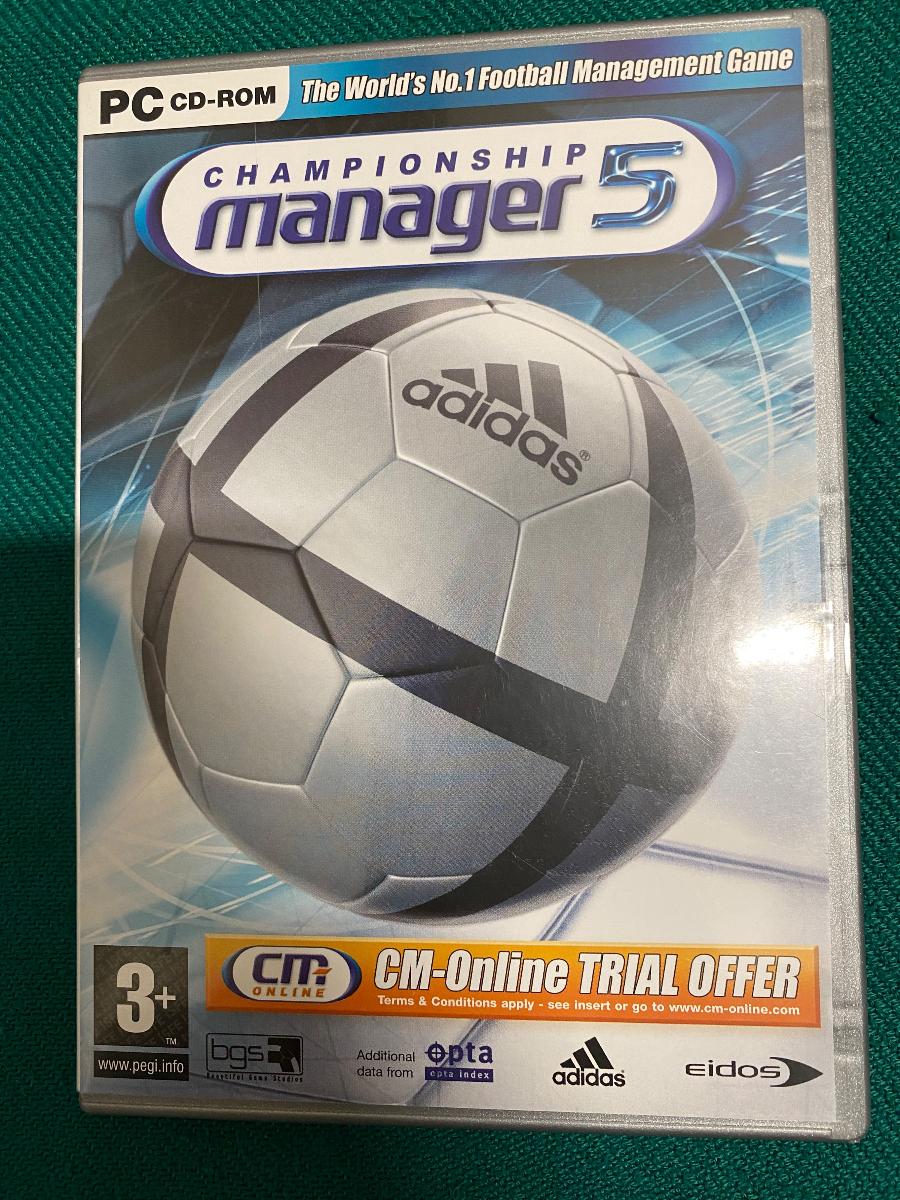 Championship Manager 5 - PC CD-ROM Retro (2004) - Hry