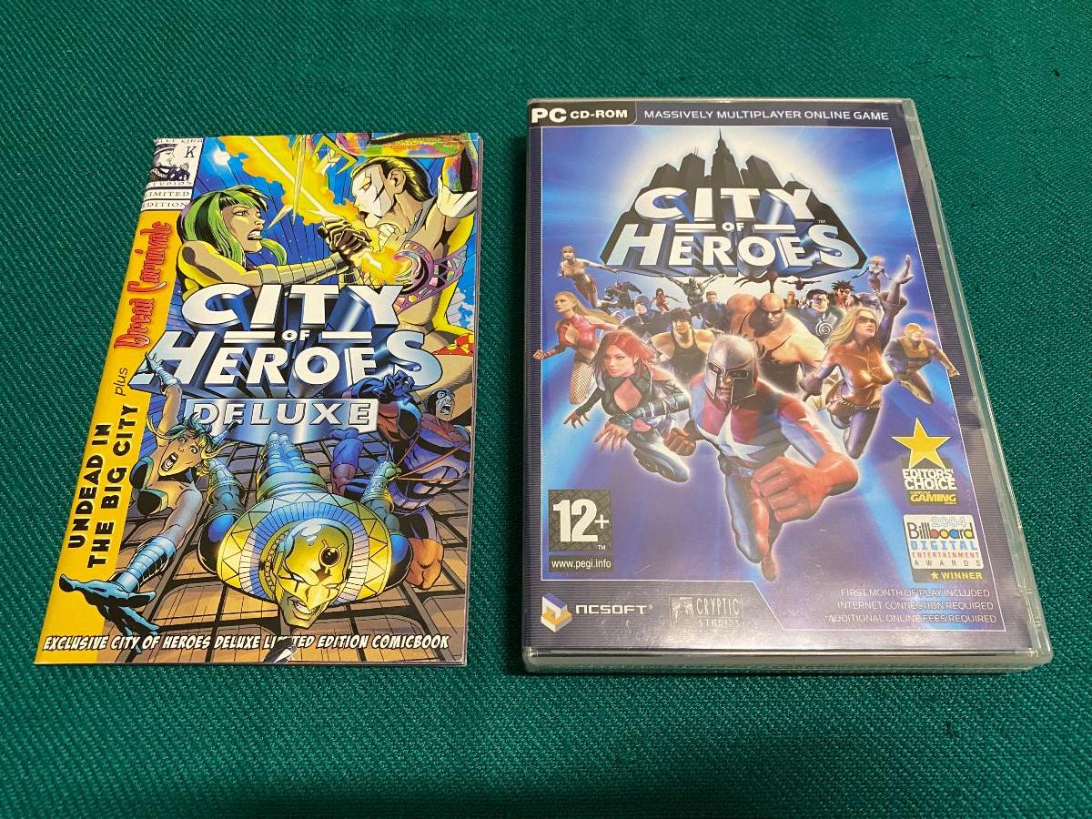 City of Heroes Deluxe Small Box PC Game Retro (2004) - Hry