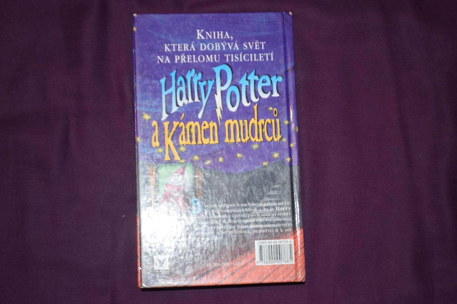 Harry Potter a kámen mudrců  - J.K.Rowling - 1.vydání - Knižní sci-fi / fantasy
