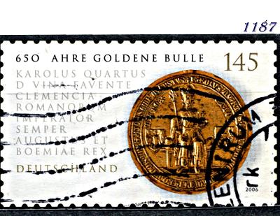 Německo 2006, zlatá pečeť Zlaté buly Karla IV.