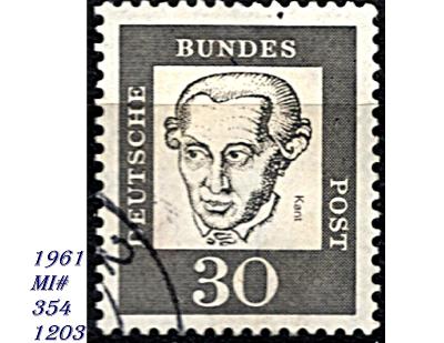 BRD 1961, filosof I. Kant
