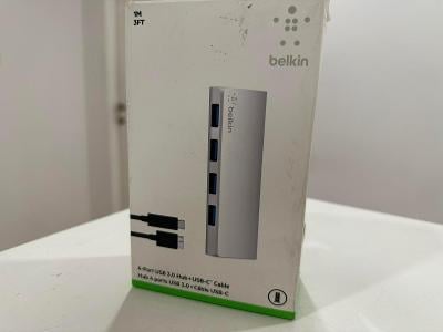 USB 4-port hub + USB-C kabel Belkin - F4U088