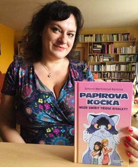 Simona Martínková Racková - Papírová kočka, s věnováním autorky  - Knihy
