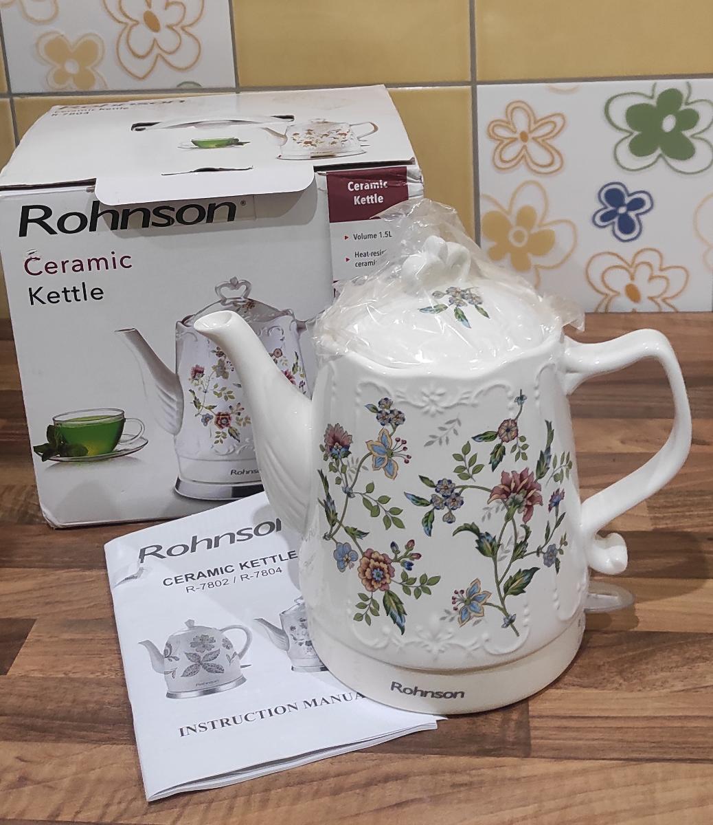 Ceramic Electric Kettle R-7802 - Rohnson