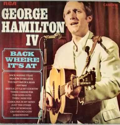 LP George Hamilton IV - Back Where It's At, 1973 EX