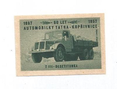 K.č. 2- 1097b Tatra... 1957 Solo Lipník
