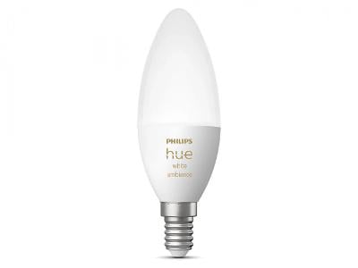 LED Žárovka PHILIPS Hue White Ambiance Bluetooth, E14, 6W, 470lm, 2200
