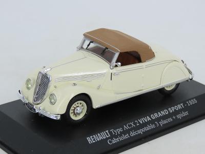 Renault Type ACX 2 Viva Grand Sport 1935 1:43 Renault Collection B034