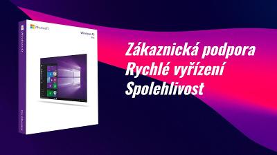 [RYCHLE] Microsoft Windows 10 Pro - Doživotní Licence
