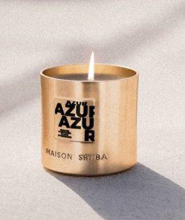 Luxusní svíčka vonící po Makronku s příchutí růže/Ispahan
