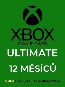 Xbox Game Pass ULTIMATE - 12 měsíců + 1 měsíc zdarma -  záruka