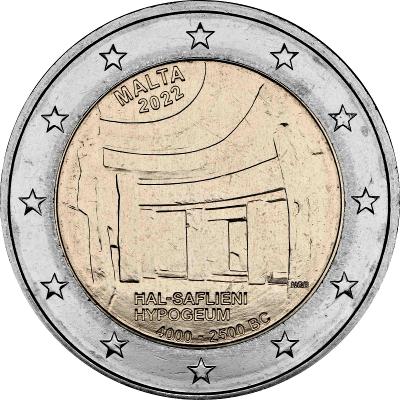 2€ Malta 2022 Hypogeum
