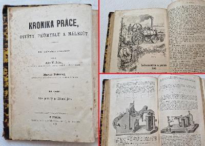 Kronika práce 1868 RU Síly přírody vynálezy parní stroje lokomobila aj