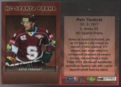 157 ZK) HC Sparta Praha - Petr Tenkrát