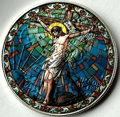 1 Stříbrná mince - Ježíš - 1 oz - limitovaná edice křesťanské mince