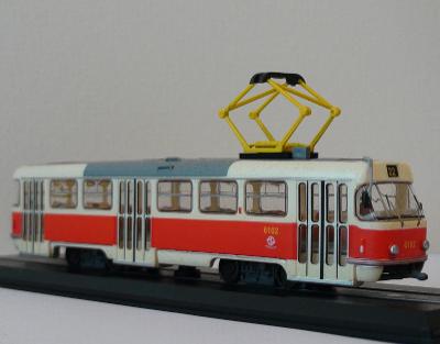 Tatra T3 tramvaj Praha, 1:87, HO, Atlas Editions, nový model