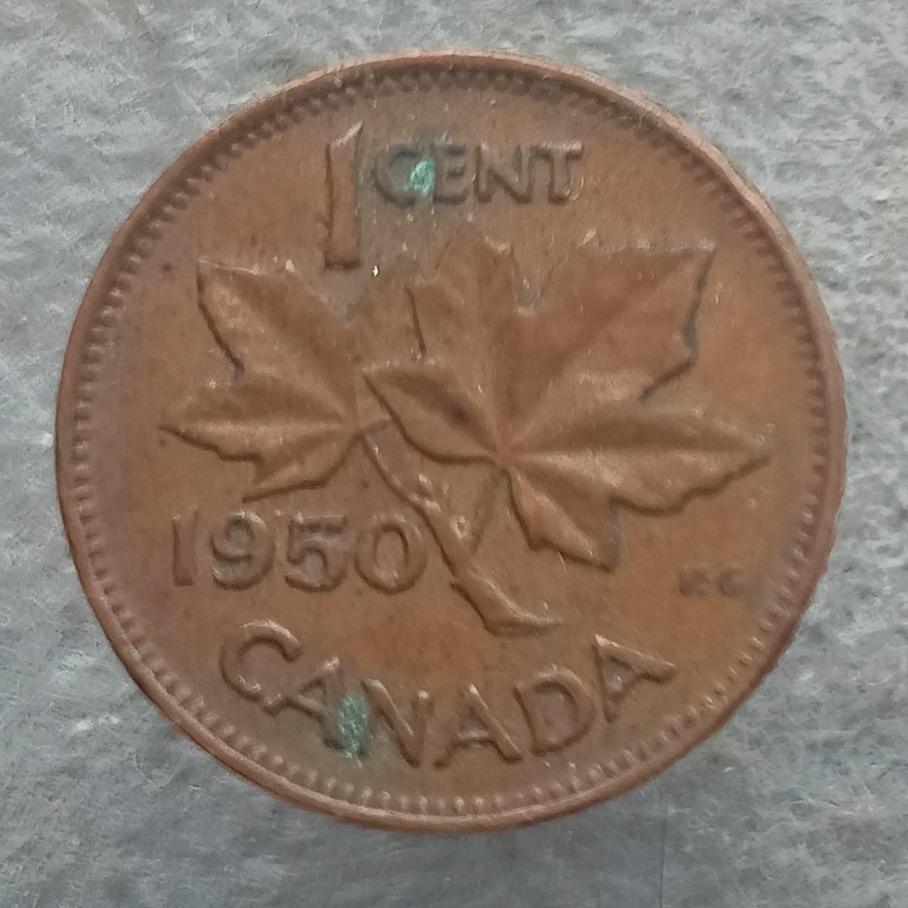 Kanada 1 cent 1950   - Numismatika