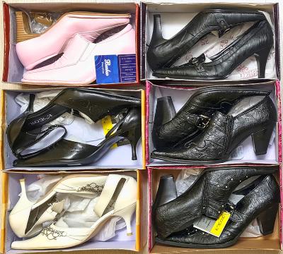 Dámská obuv Koka a Bao Bao, SADA 6 párů, v. 36 cena je za CELOU SADU !