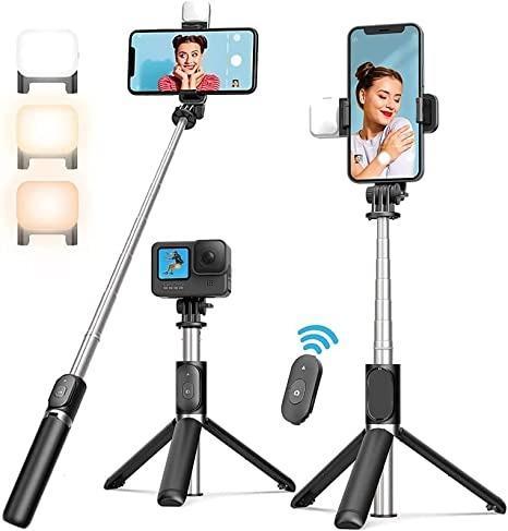 Selfie Stick stativ s výplňovým světlem ARTOFUL L03s - Mobily a chytrá elektronika
