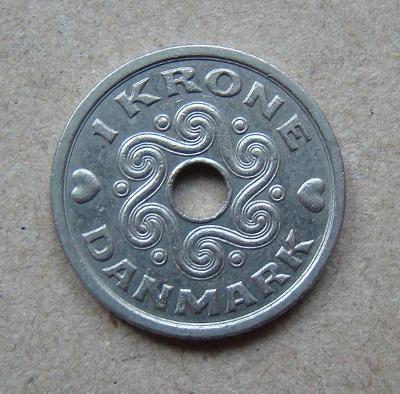 Dánsko, 1 Krone 1995