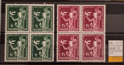 Deutsches Reich, DR Mi 622/3**