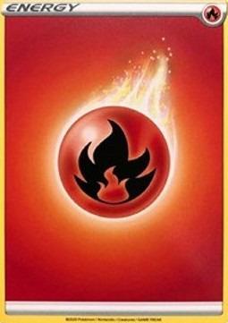 Pokemon TCG: Ohnivá energie (Fire energy) SSH